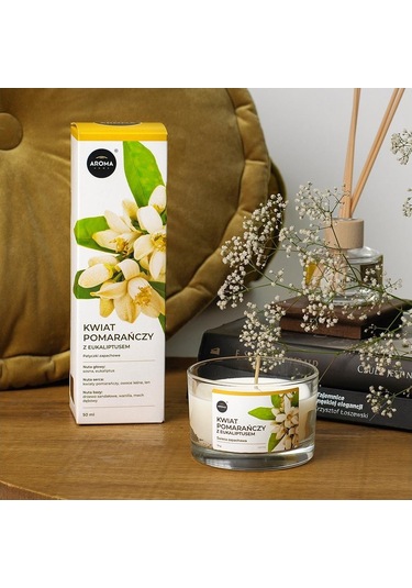 Aroma Basic Line Kokulu Mum Orange Blossom With Eucalyptus 115 G