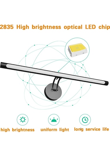 Cbtx Stil-b 55 Cm Usb Led Işık 3 Renk Sıcaklığı Dokunmatik Işık Çubuğu