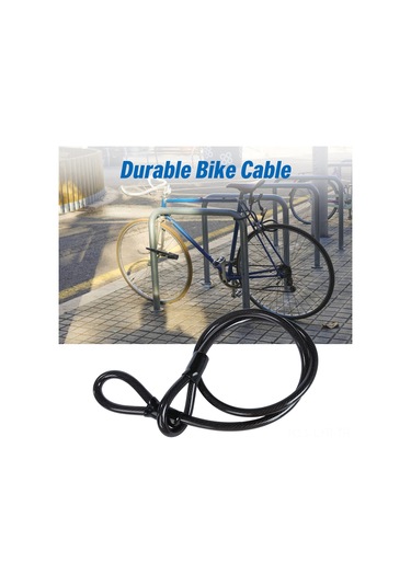 Ranyeek 115 Cm Esnek Çelik Bisiklet Kablosu - Güçlü Pvc Kaplama, Çift Halka Tasarımı İle Bisiklet Ve Motosiklet Kilitleme İçin İdeal Çok Renkli