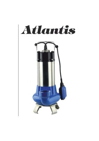 Atlantis Fos 11-1.1m 1.5 Hp 220v Açık Fanlı Pis Su Dalgıç  Pompa