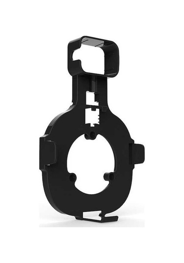 Novahub Duvara Monte Eero Pro 6 Yönlendirici Askısı - Siyah/beyaz, Çıkarılabilir Fiş Tutucu, Kablo Saklama, Vidalı/vidasız Montaj