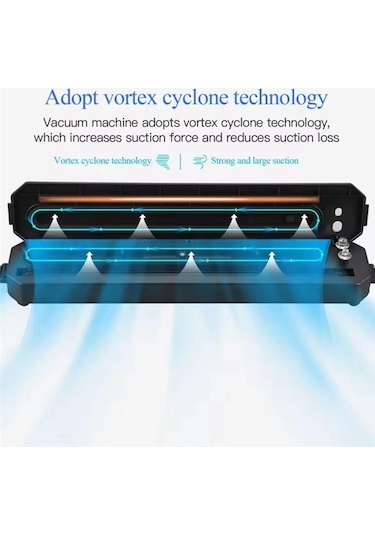 Tongxida Portatif Ev Tipi Ekonomik Vakum Makinesi: Hediye Vakum Poşeti Siyah