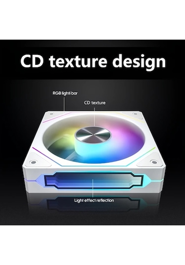 Xuweiwei Eu Elements 4cd Desenli 12cm Sıcaklık Kontrollü 3 Adet Ters Argb Kasa Fanları Uzaktan Kumandalı Hava Ve Su Soğutma Sistemleri İçin