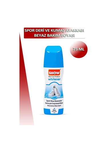 Show Spor Deri Ve Kumaş Beyaz Ayakkabı Bakım Boyası 75 Ml