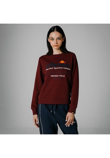 Ellesse Sweatshirt Bordo Kadın Ef180 Bordo