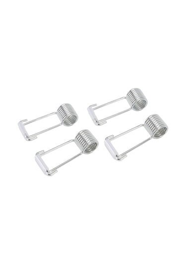 Vkemall 4 Adet Paslanmaz Çelik Otomatik Kapanan Kapı Mıknatısı - 2cm İç Çaplı, Dolap Ve Mutfak Kapıları İçin Tamir Ve Değişim Aksesuarı