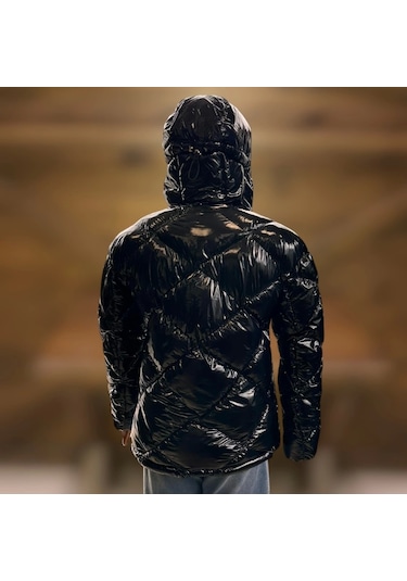 Moncler Siyah Kadın Şişme Mont Siyah