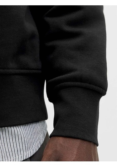 Jack & Jones Soho Erkek Siyah Sweatshirt 12278793-b Siyah