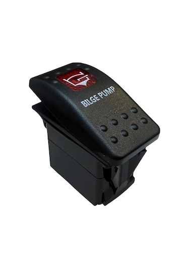 Sintine Pompa Işıklı 3p On-off 12-24v Marın Swıtch Ic-134m-s8