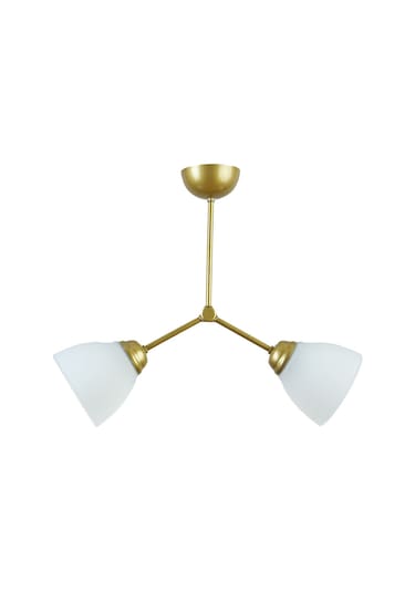 150 Cam Rocco Modern Tasarım Cafe Mutfak Salon Eskitme Renk Beyaz Camlı 2 Li Avize Diğer