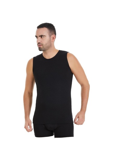 6'lı Paket Erkek Modal Sıfır Kol Atlet 001