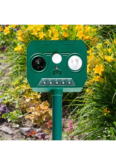 Ultrasonik Hayvan Kovucu Dış Mekan - Sincap Önleyici Cihaz - Su