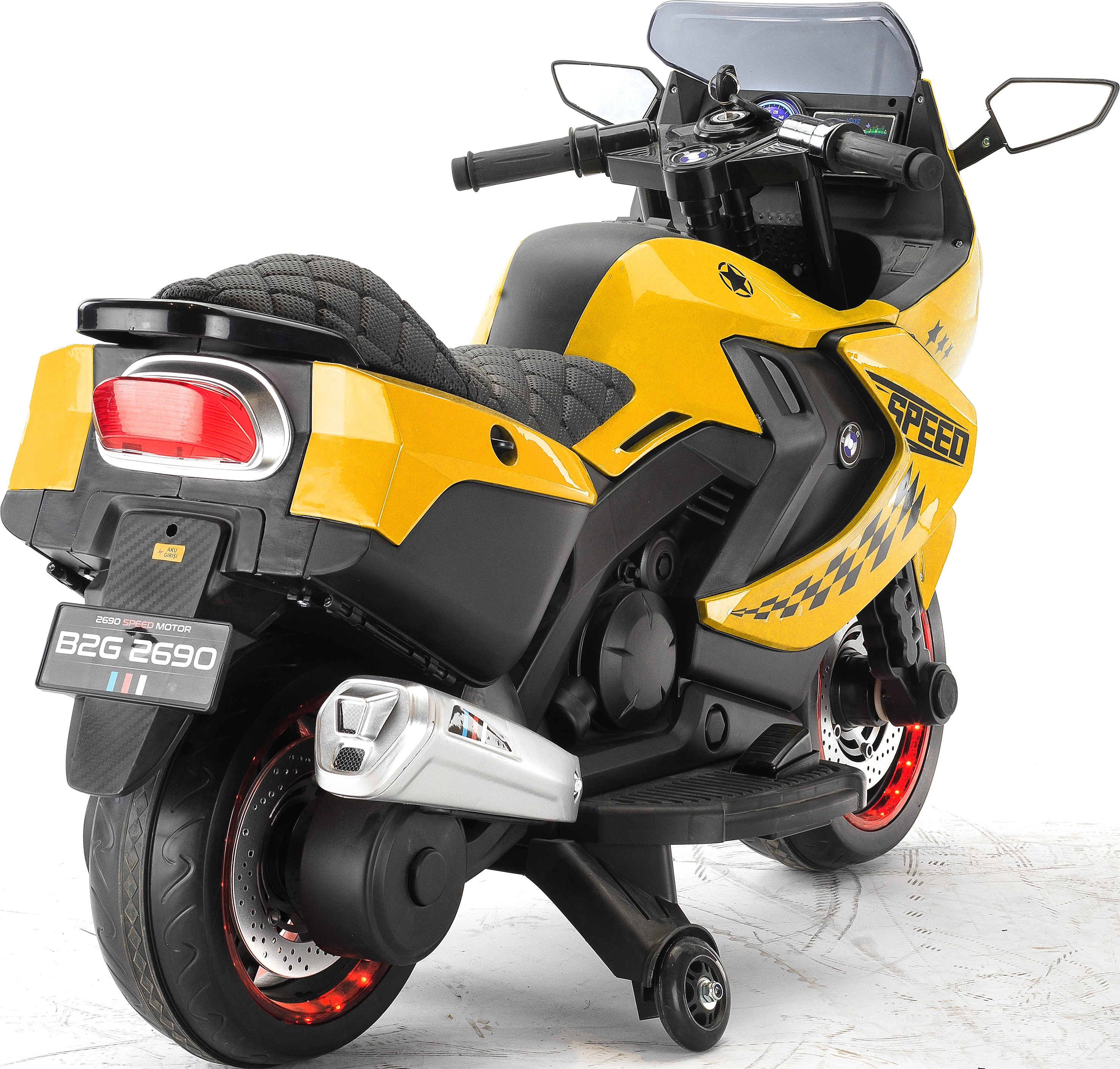 Baby2go Speed Motor 12 Volt Sarı