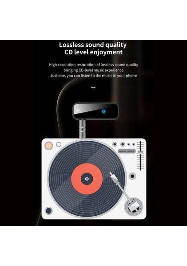 Lemestar C28 Bluetooth 5.0 Mp3 Adaptörü: Fm, Çift Yönlü Alıcı-verici, Kablosuz Müzik Ve Konuşma İçin Pratik Çözüm