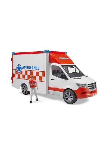 Bruder Mercedes Benz Sprinter Sirenli Ambulans Ve Ekibi Br02676