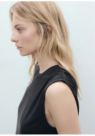 Mango Tişört 411957408 Gri