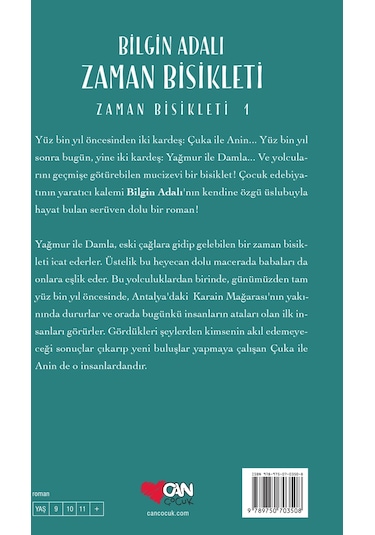 Zaman Bisikleti - Bilgin Adalı - Can Çocuk Yayınları