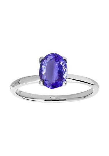 Sirius Oval Kesim Tanzanit Tektaş Yüzük 0831R0017
