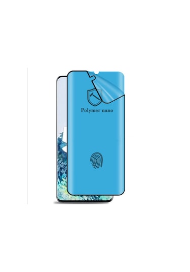 Samsung Uyumlu Galaxy Note 10 Plus Privacy Polymer Nano Ekran Koruyucu Siyah