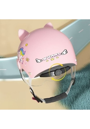 Tcherchi Unicorn Tasarım Karikatür Çocuk Kaskı