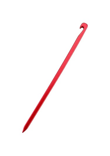 Xindoker Uçak Alüminyum Çelikten Yapılmış, Ultra Hafif, 16cm Uzunlukta, Dört Yönlü Tasarım, Çadır Sabitleme İçin Güçlü Toprak Çivi - Kırmızı Kırmızı