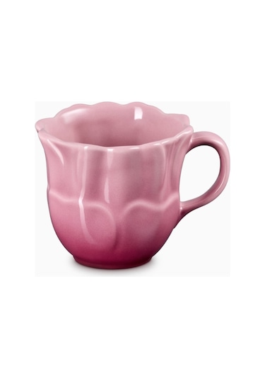 Le Creuset Seramik Çiçek Desenli Kupa Rose Quartz