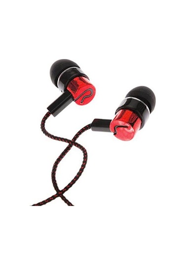 Yurt İçin Kulaklık Stereo Gürültü Azaltma Tpe 3.5 MM Kulak İçi Kablolu Stereo Örgü Kulaklık