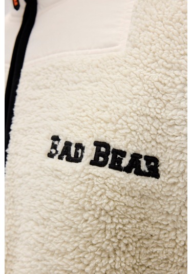 Galvin Beyaz Erkek Full-zip Polar Sweatshirt Beyaz