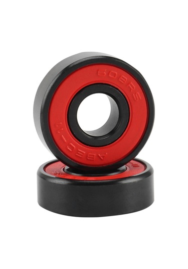 Lemestar 8 Adet Hibrit Seramik Kayar Rulem, Kaykay Tekerlekleri İçin Yüksek Hızlı, Yüksek Sıcaklığa Dayanıklı, Çift Taraflı Korumalı 8x22x7mm