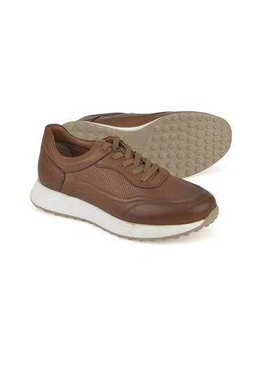 Ziya, Erkek Hakiki Deri Sneaker 1531026z290 Taba 1531026z290 320 Taba