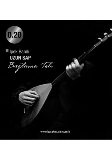 İpek Bamlı Uzun Sap Bağlama Teli