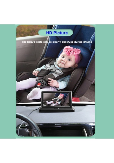 Vkemall Katlanır Bebek Araba Monitörü Bebek Hazinesi Arka Görüş Kamerası
