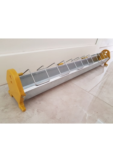 Güvercin Civciv Metal Galvaniz Yemlik 75 Cm 2  Adet