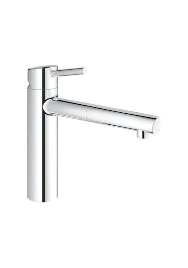 Grohe Eviye Bataryası Spiralli Tek Akış Concetto Krom - 31129001