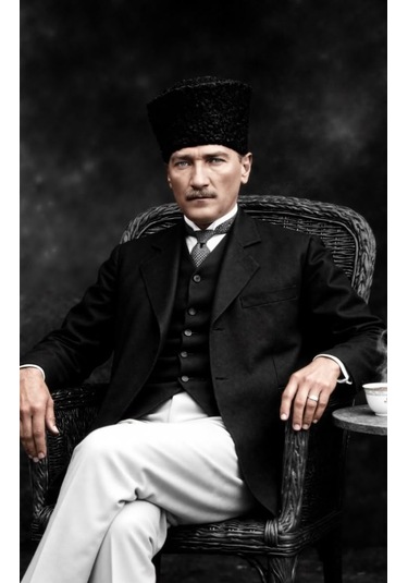 Ulu Önder Atatürk Kanvas Tablo Ev Duvar Salon Ofis Dükkan Hediyelik Dekarasyon Süsü