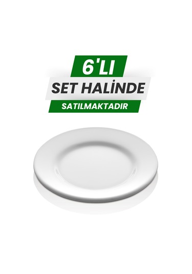 Alezy 598 Göreme Melamin Termostar Grm Servis Tabak 19 Cm Beyaz