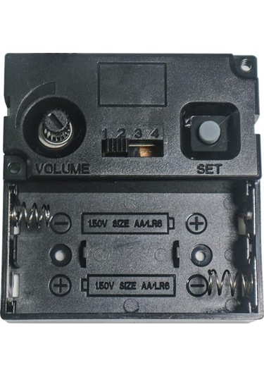 Westmter Müzik Kutusu Hareket Seti, 12888 Kuvars Diy Duvar Saati Hareket Mekanizması Pille Çalıştırılan Dıy Onarım Parçaları Değiştirme Tip 2