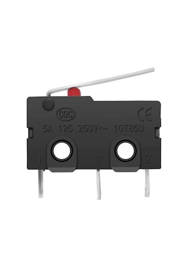 Koodmax 2 Adet Limit Anahtarı Basmalı Düğme Anahtarı Kw11-3z-2 Mikro Limit Sensörü 3pin 125-250v