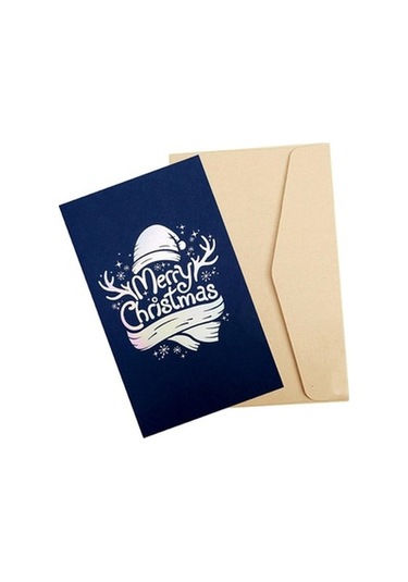 Lijinxu Koca Anne Stil C Mutlu Yılbaşı Kart Kağıdı Kış Tatili Tebrik Kartı Hediye