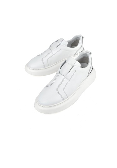 Ziya, Erkek Hakiki Deri Sneaker 151987z026 Beyaz 151987z026 500 Beyaz