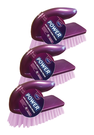 Power Genel Amaçlı Ovma Fırçası Üçlü Paket