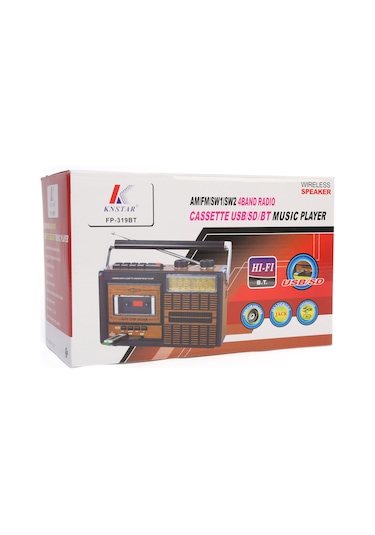 Tepe Fp-319U Nostaljik Bt+Usb+Sd+Fm Kaset Çalar Radyo