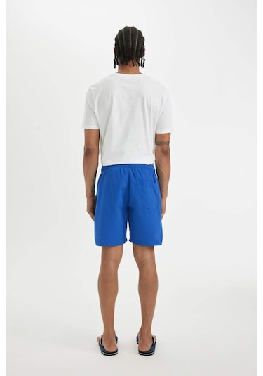 DeFacto File Astarlı Kısa Boy Deniz Şortu N0132AZ24HSBE104