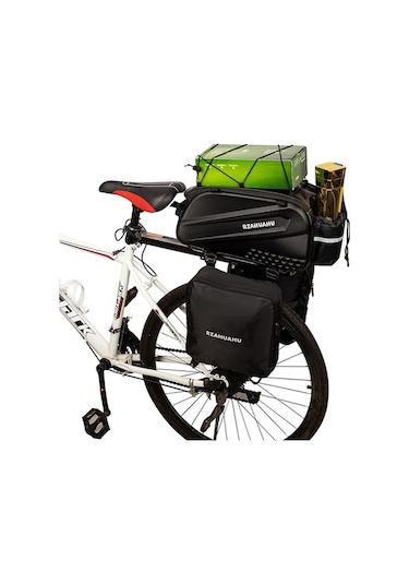 Didadodo 3'ü 1 Arada Bisiklet Çantası, Bagaj Rafı Yeni Tasarım Altın