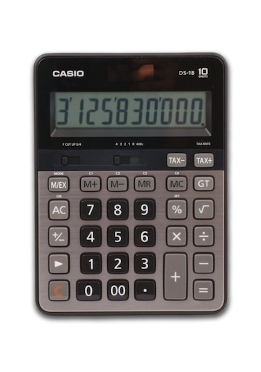 Casio Hesap Makinası Masa Üstü 10 Hane Ds-1b Çok Renkli