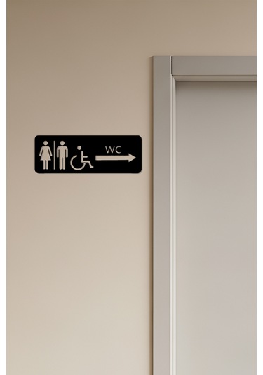 Wc Tabelası, Tuvalet Levhası, Kadın Erkek Tabela, Yönlendirme Levhaları 52