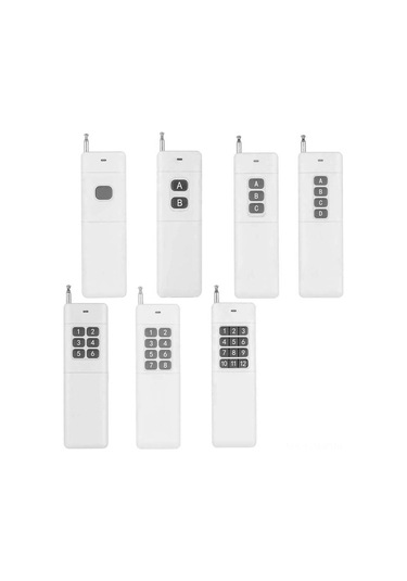 Neevoyu 433mhz 3000 Metre Uzun Mesafe Rf Radyo Kumanda, 2 Tuşlu Güçlü Ak3000-2d Modeli, Pt2262 Kodlama, Açık Alanda Çalışır