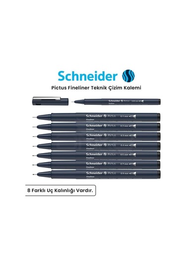Schneider Pictus Fineliner Teknik Çizim Kalemi