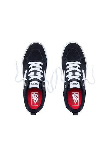 Vans VN0A3MTJIJU1 MN Filmore Suede Canvas Ayakkabı Siyah - Beyaz Beyaz - Siyah