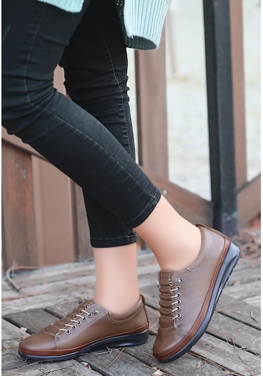Artı-Artı020-1209 İçi Deri Kadın Sneaker Ayakkabı